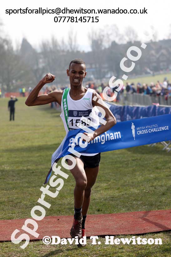 Boys under-15s 2016 Inter Counties Cross Country Champs. and Cross Challenge Final, Cofton Park, Birmingham. Photo: David T. Hewitson/Sports for All Pics